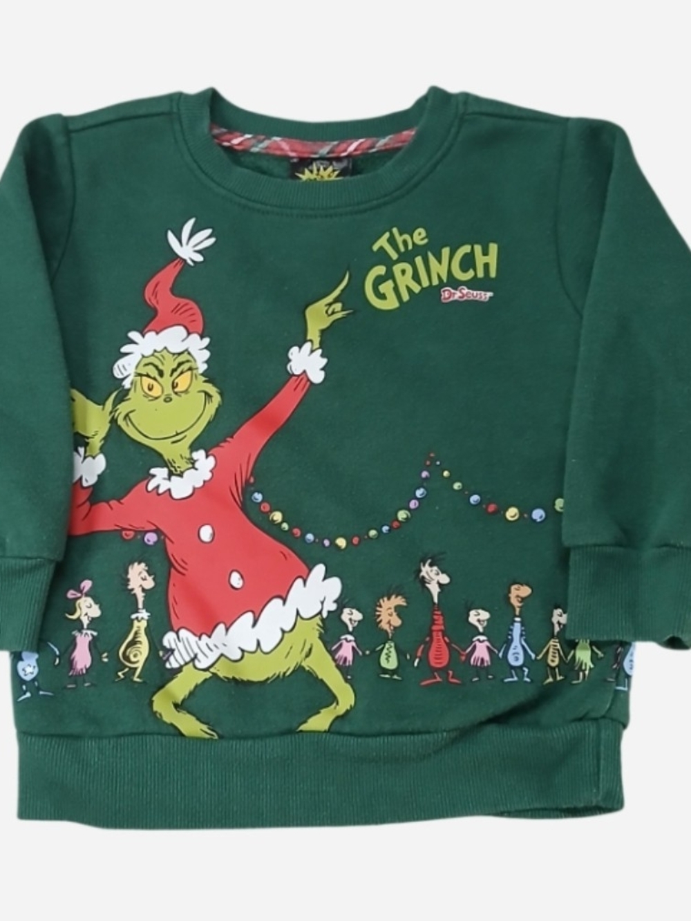 The Grinch Kids' Green Holiday Sweatshirt
